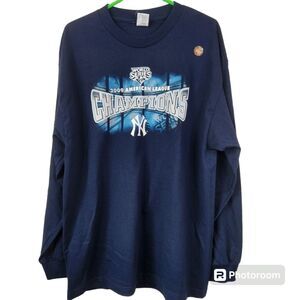 NEW Alstyle 2009 New York Yankees World Series American League Champs Tee XL